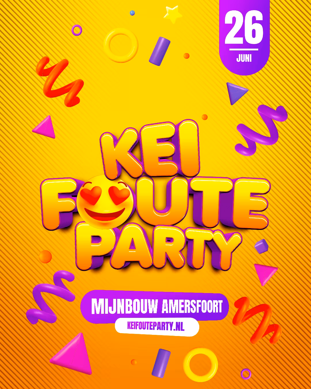 Kei Foute Party 26 juni Amersfoort