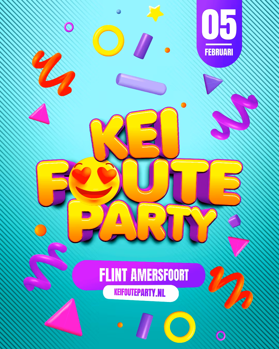 Kei Foute Party 5 februari Amersfoort